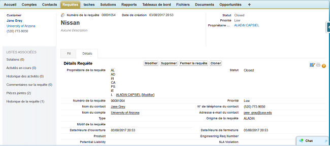 Requête Case Salesforce Requête Case Salesforce